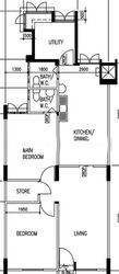 Blk 118 Kebun Baru Heights (Ang Mo Kio), HDB 3 Rooms #613815041